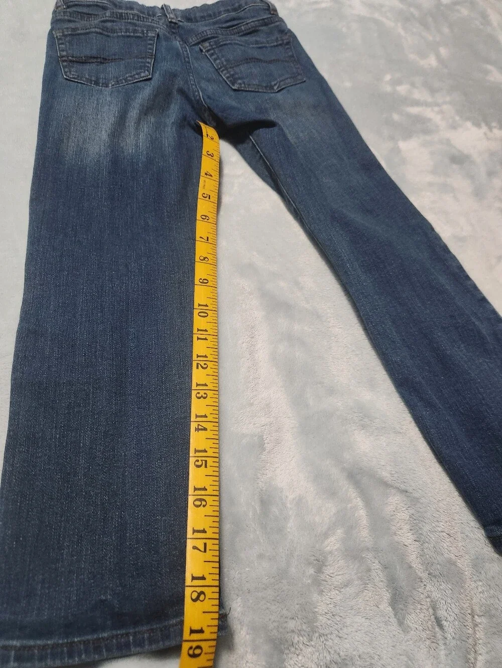 Classic Boy's Dark Blue Straight Leg Jeans